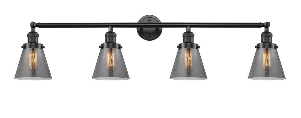 Cone - 4 Light - 42 inch - Oil Rubbed Bronze - Adjustable Bath Vanity Light