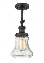 Innovations Lighting 201F-BK-G194 - Bellmont - 1 Light - 6 inch - Matte Black - Adjustable Semi-Flush Mount