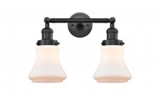 Innovations Lighting 208-BK-G191-LED - Bellmont - 2 Light - 17 inch - Matte Black - Adjustable Bath Vanity Light