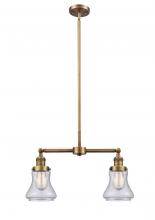 Innovations Lighting 209-BB-G194-LED - Bellmont - 2 Light - 21 inch - Brushed Brass - Stem Hung - Adjustable Island Light