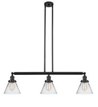 Innovations Lighting 213-OB-G42-LED - Cone - 3 Light - 40 inch - Oil Rubbed Bronze - Stem Hung - Adjustable Island Light