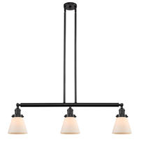 Innovations Lighting 213-OB-G61-LED - Cone - 3 Light - 39 inch - Oil Rubbed Bronze - Stem Hung - Adjustable Island Light