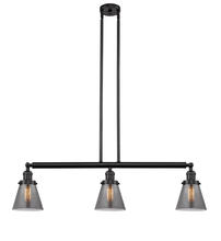 Innovations Lighting 213-OB-G63-LED - Cone - 3 Light - 39 inch - Oil Rubbed Bronze - Stem Hung - Adjustable Island Light