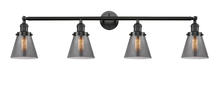 Innovations Lighting 215-OB-G63-LED - Cone - 4 Light - 42 inch - Oil Rubbed Bronze - Adjustable Bath Vanity Light