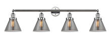Innovations Lighting 215-PC-G43-LED - Cone - 4 Light - 44 inch - Polished Chrome - Adjustable Bath Vanity Light