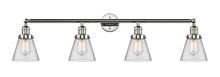 Innovations Lighting 215-PN-G62-LED - Cone - 4 Light - 42 inch - Polished Nickel - Adjustable Bath Vanity Light