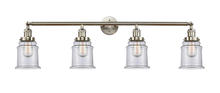Innovations Lighting 215-SN-G182-LED - Canton - 4 Light - 42 inch - Brushed Satin Nickel - Adjustable Bath Vanity Light