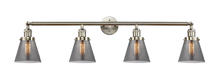 Innovations Lighting 215-SN-G63-LED - Cone - 4 Light - 42 inch - Brushed Satin Nickel - Adjustable Bath Vanity Light