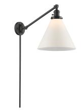 Innovations Lighting 237-OB-G41-L-LED - Cone - 1 Light - 12 inch - Oil Rubbed Bronze -Adjustable Swing Arm