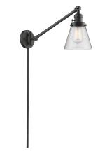 Innovations Lighting 237-OB-G64-LED - Cone - 1 Light - 8 inch - Oil Rubbed Bronze -Adjustable Swing Arm