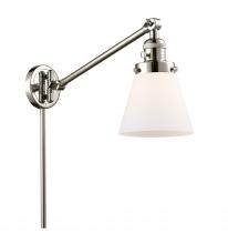 Innovations Lighting 237-PN-G61-LED - Cone - 1 Light - 8 inch - Polished Nickel -Adjustable Swing Arm