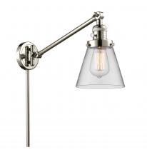 Innovations Lighting 237-PN-G62-LED - Cone - 1 Light - 8 inch - Polished Nickel -Adjustable Swing Arm