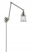 Innovations Lighting 238-SN-G182S-LED - Canton - 1 Light - 8 inch - Brushed Satin Nickel -Adjustable Swing Arm